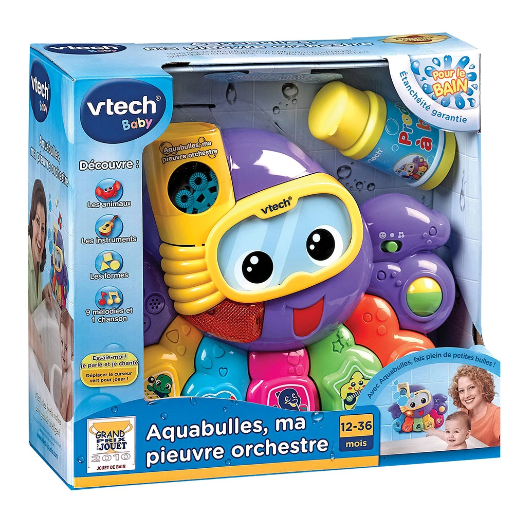 VTECH BABY Aquabulles, Ma Pieuvre Orchestre - Jouet Musical 3 VTECH BABY Aquabulles, Ma Pieuvre Orchestre - Jouet Musical – Image 3