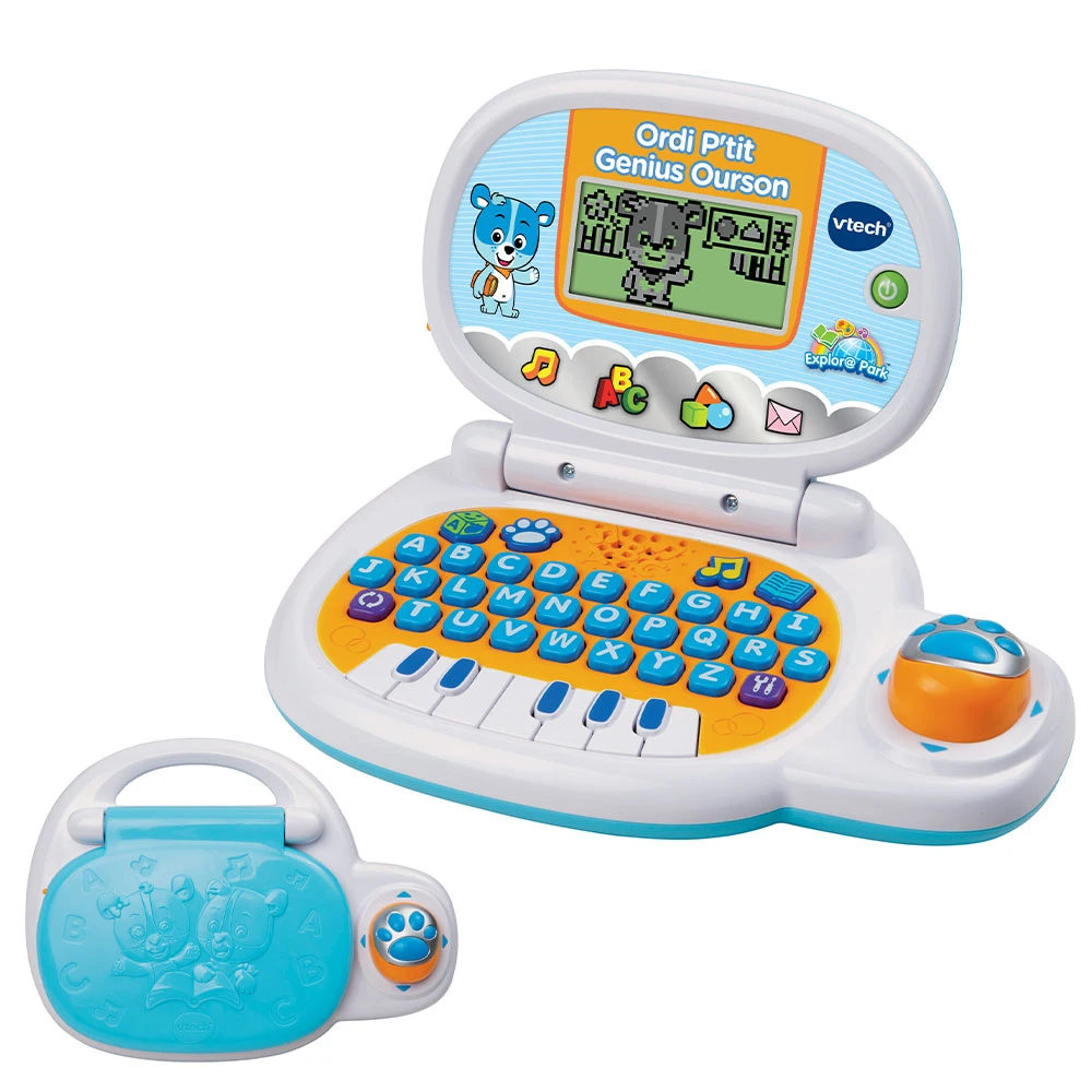 VTech Ordi P'tit Genius Ourson Bleu - Ordinateur éducatif 1 VTech Ordi P'tit Genius Ourson Bleu - Ordinateur éducatif