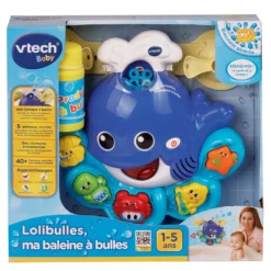 VTECH BABY Lolibulles, Ma Baleine à Bulles - Jouet Musical 7 VTECH BABY Lolibulles, Ma Baleine à Bulles - Jouet Musical -VTech Jouets Soldes Magasin 146005 Lolibulles ma baleine C3A0 bulles boite