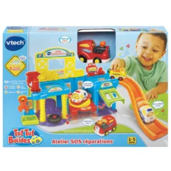 Jouet Garage SOS Réparation - Tut Tut Bolides 5 Jouet Garage SOS Réparation - Tut Tut Bolides -VTech Jouets Soldes Magasin 164805 Tut Tut Bolides Atelier SOS RC3A9parations Marvin super tuning boite
