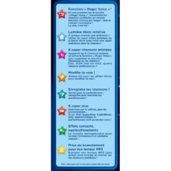 Kidi SuperStar LightShow - Noir -VTech Jouets Soldes Magasin 165875 kidi superstar lightshow dos