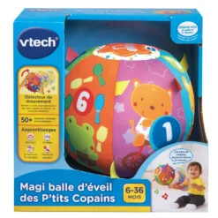 VTECH BABY Magi Balle D'éveil Des P'tits Copains - Jouet D'éveil -VTech Jouets Soldes Magasin 166105 Magi balle dC3A9veil des Ptits copains boite
