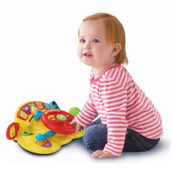 VTECH BABY Vroum Vroum Des Découvertes - Tableau D'activités Interactif -VTech Jouets Soldes Magasin 166605 Vroum Vroum des dC3A9couvertes enfant