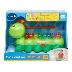 VTECH BABY Xylophone Enfant Chenille - Jungle Rock - VTech -VTech Jouets Soldes Magasin 174905 chenille xylophone jungle rock boite