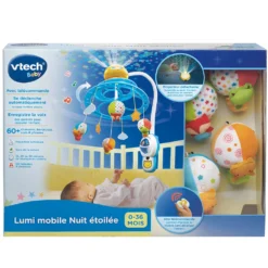 VTECH BABY Lumi Mobile Nuit Etoilée - Mobile Bébé -VTech Jouets Soldes Magasin 181005 Lumi mobile Nuit C3A9toilC3A9e boite
