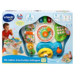VTECH BABY Ma Table D'activités Bilingue -VTech Jouets Soldes Magasin 181515 ma table dactivites