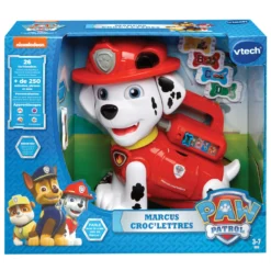 VTech Pat' Patrouille - Marcus Croc'lettres - Jouet éducatif 5 VTech Pat' Patrouille - Marcus Croc'lettres - Jouet éducatif -VTech Jouets Soldes Magasin 190405 marcus croc lettre boite