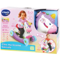 VTECH BABY Licorne à Bascule Cléo - Porteur Bébé 7 VTECH BABY Licorne à Bascule Cléo - Porteur Bébé -VTech Jouets Soldes Magasin 192305 licorne basculo boite
