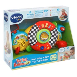 VTECH BABY Volant Enfant De Voiture - Tut Tut Bolides - VTech 9 VTECH BABY Volant Enfant De Voiture - Tut Tut Bolides - VTech -VTech Jouets Soldes Magasin 192505 baby volant TTBolides boite