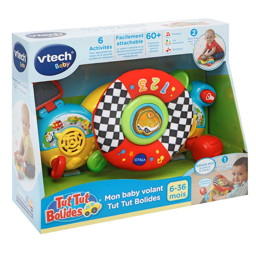VTECH BABY Volant Enfant De Voiture - Tut Tut Bolides - VTech 5 VTECH BABY Volant Enfant De Voiture - Tut Tut Bolides - VTech – Image 5