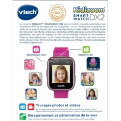 Kidizoom Smartwatch DX2 Framboise - Appareil Photo HD 13 Kidizoom Smartwatch DX2 Framboise - Appareil Photo HD -VTech Jouets Soldes Magasin 193845 KidizoomSmartwatch framboise 6