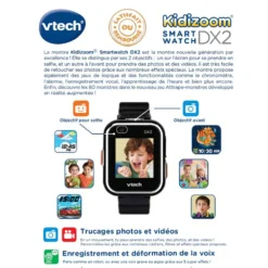 Kidizoom Smartwatch DX2 Noire - Montre Enfant -VTech Jouets Soldes Magasin 193865 Kidizoom smartwatch connect DX2 noire 6