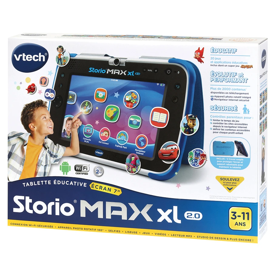 Tablette éducative STORIO MAX XL 2.0 Bleue 3 Tablette éducative STORIO MAX XL 2.0 Bleue – Image 3