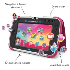 Tablette éducative STORIO MAX XL 2.0 Rose
