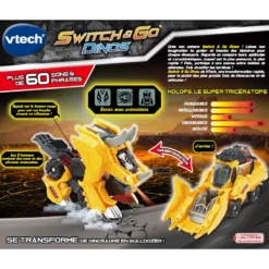Molops Super Tricératops 11 Molops Super Tricératops -VTech Jouets Soldes Magasin 195105 swith and go dinos molops dos boite