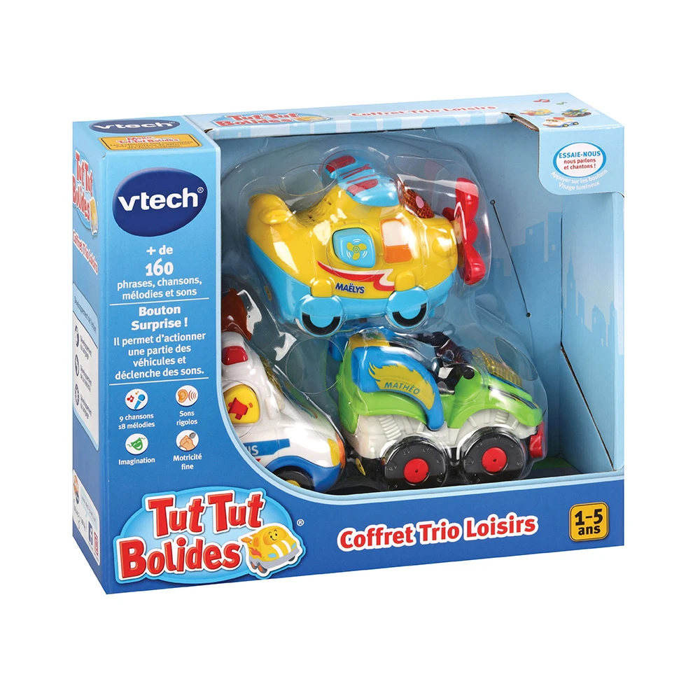 Coffret Trio De Petites Voitures - Tut Tut Bolides 2 Coffret Trio De Petites Voitures - Tut Tut Bolides – Image 2
