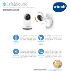 Caméra Supplémentaire Pour BM5252 - Babyphone Vidéo -VTech Jouets Soldes Magasin 301941 CamC3A9ra supp pour BM5252 dos