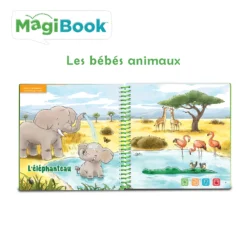 Les Bébés Animaux -VTech Jouets Soldes Magasin 480005 livreMagibook bebesanimaux