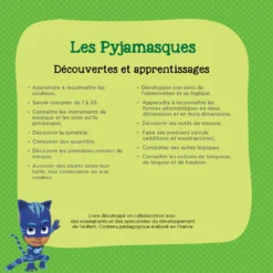 Les Pyjamasques -VTech Jouets Soldes Magasin 480102 livre pyjamasques dos