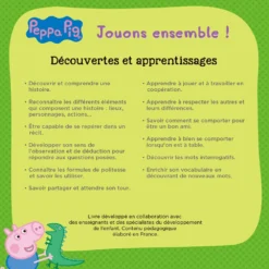 Peppa Pig, Jouons Ensemble ! 5 Peppa Pig, Jouons Ensemble ! -VTech Jouets Soldes Magasin 480402 livre peppa pig dos