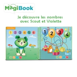 Livre Interactif Apprentissage Des Nombres - Livre Magibook - VTech -VTech Jouets Soldes Magasin 480705 livreMagibook decouvre nombre scout