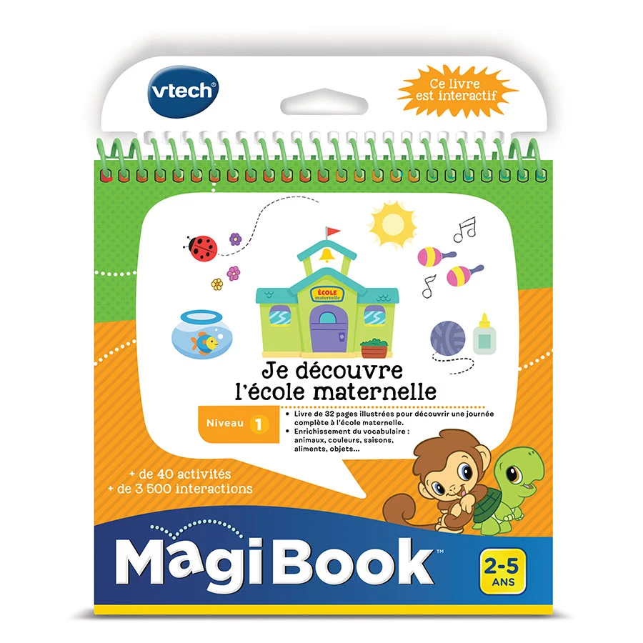 Livre éducatif école Maternelle - Livre Magibook - VTech 1 Livre éducatif école Maternelle - Livre Magibook - VTech