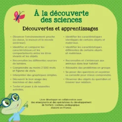 Livre Interactif à La Découverte Des Sciences - Livre Magibook - VTech -VTech Jouets Soldes Magasin 480905 livre dC3A9couvertes sciences dos