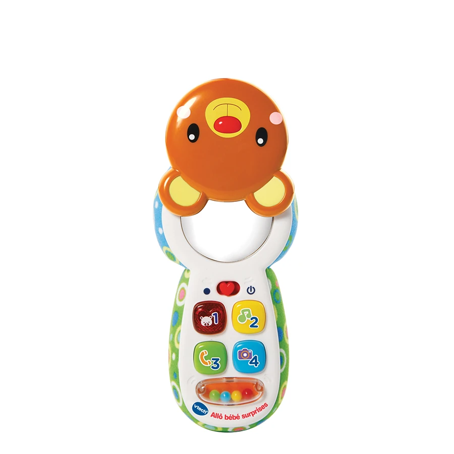 VTECH BABY Allo Bébé Surprises Brun 2 VTECH BABY Allo Bébé Surprises Brun – Image 2