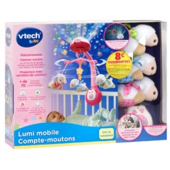 VTECH BABY Lumi Mobile Compte-moutons Rose - Mobile Bébé 14 VTECH BABY Lumi Mobile Compte-moutons Rose - Mobile Bébé -VTech Jouets Soldes Magasin 503355 lumimobile compte mouton rose 5