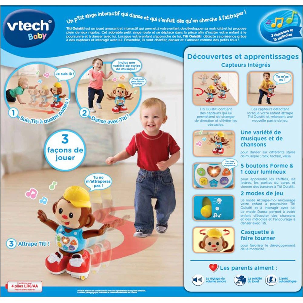 VTECH BABY Titi Ouistiti 5 VTECH BABY Titi Ouistiti – Image 5