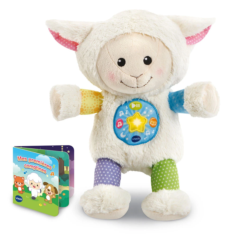 VTECH BABY Mon Mouton Comptines Câlines - Peluche Interactive 4 VTECH BABY Mon Mouton Comptines Câlines - Peluche Interactive – Image 4