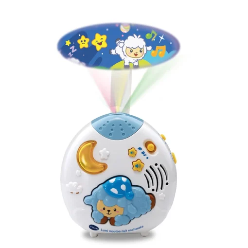 VTECH BABY Lumi Mouton Nuit Enchantée Bleu - Veilleuse -VTech Jouets Soldes Magasin 508705 lumi mouton nuit enchantee