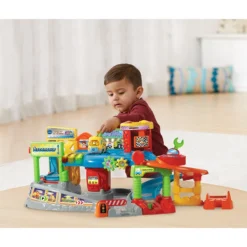 Mon Premier Garage Interactif - Tut Tut Bolides -VTech Jouets Soldes Magasin 512705 premier garage min 1