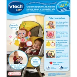 VTECH BABY Noé, P'tit Singe D'activités - Jouet D'éveil 8 VTECH BABY Noé, P'tit Singe D'activités - Jouet D'éveil -VTech Jouets Soldes Magasin 513405 noe ptit singe activite boite