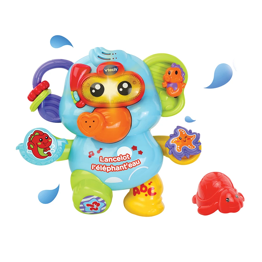 VTECH BABY Lancelot, L'éléphant'eau - Jouet Bain Bébé 1 VTECH BABY Lancelot, L'éléphant'eau - Jouet Bain Bébé