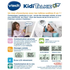 VTech Kidi Talkie 13 VTech Kidi Talkie -VTech Jouets Soldes Magasin 518565 kiditalkie dos min