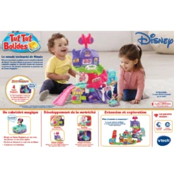 Jouet Garage De Minnie - Tut Tut Bolides 12 Jouet Garage De Minnie - Tut Tut Bolides -VTech Jouets Soldes Magasin 521805 TTB monde enchante minnie dos
