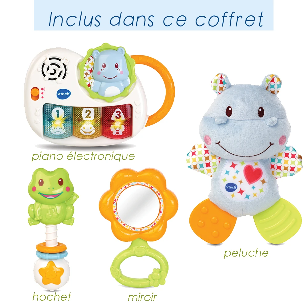 VTECH BABY Coffret Naissance - Eveil Des Sens - Bleu 2 VTECH BABY Coffret Naissance - Eveil Des Sens - Bleu – Image 2