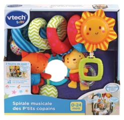 VTECH BABY Spirale Musicale Des P'tits Copains - Hochet -VTech Jouets Soldes Magasin 522105 spirale musicale202
