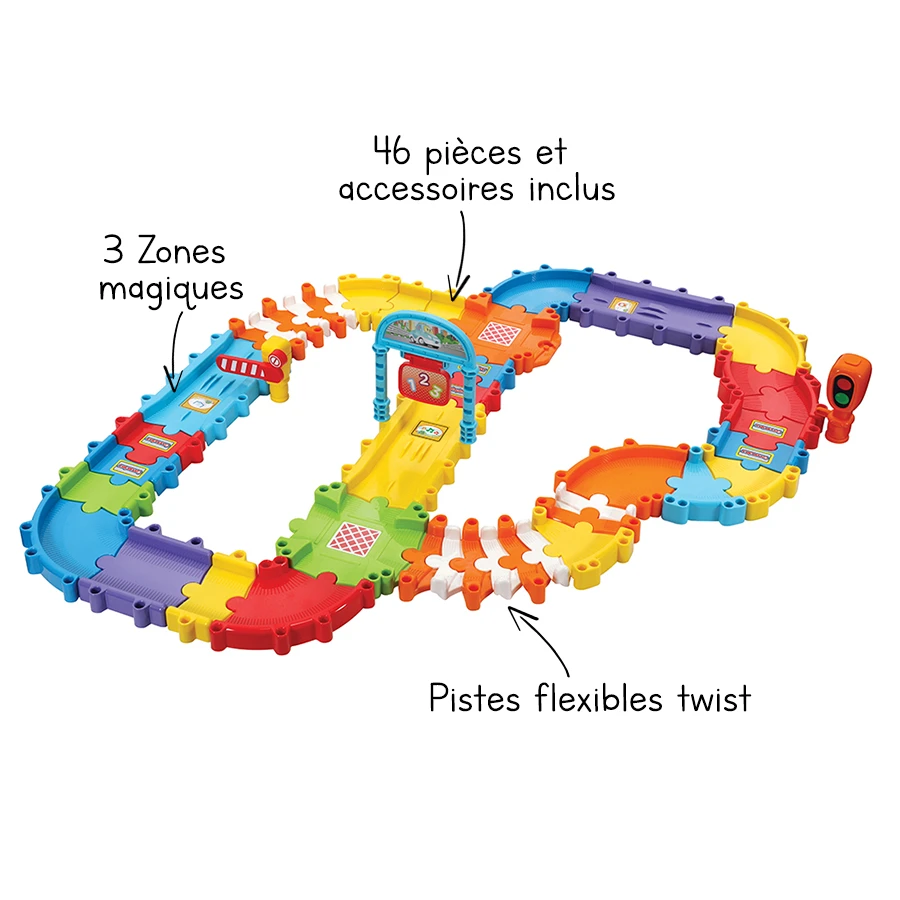 Circuit Multipiste Twist De Petites Voitures - Tut Tut Bolides 1 Circuit Multipiste Twist De Petites Voitures - Tut Tut Bolides