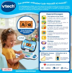 VTech Ordi Genius Pro Noir 17 VTech Ordi Genius Pro Noir -VTech Jouets Soldes Magasin 524805 dos boC3AEte