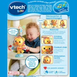 VTECH BABY Hula-Hoop, P'tit Lion à Ventouse -VTech Jouets Soldes Magasin 528005 Hula Hoop Ptit lion C3A0 ventouse dos