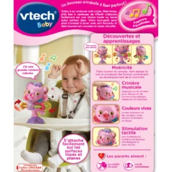 VTECH BABY Hula-Hoop, P'tit Lion à Ventouse (rose) 7 VTECH BABY Hula-Hoop, P'tit Lion à Ventouse (rose) -VTech Jouets Soldes Magasin 528055 Hula Hoop Ptit lion C3A0 ventouse rose dos