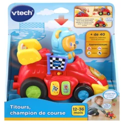 VTECH BABY Titours, Champion De Course - Jouet Roulant -VTech Jouets Soldes Magasin 528405 titours
