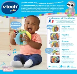 VTECH BABY Lumi'balle Sensorielle -VTech Jouets Soldes Magasin 540705 dos boC3AEte