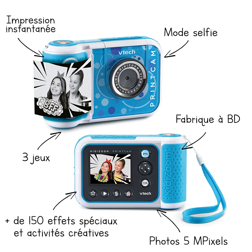 Kidizoom Print Cam - Bleu 2 Kidizoom Print Cam - Bleu – Image 2