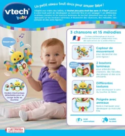 VTECH BABY Hochet Piou-piou éveil Des Sens 12 VTECH BABY Hochet Piou-piou éveil Des Sens -VTech Jouets Soldes Magasin 558705 dos boC3AEte