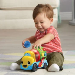 VTECH BABY P'tit Camion Color Mix - Camion Interactif -VTech Jouets Soldes Magasin 601905 ptit camion color mix enfant2