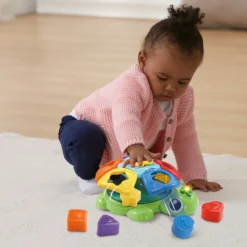 VTECH BABY Ma Tortue Tourni-formes - Tortue Interactive -VTech Jouets Soldes Magasin 602405 tortue tourni formes 1
