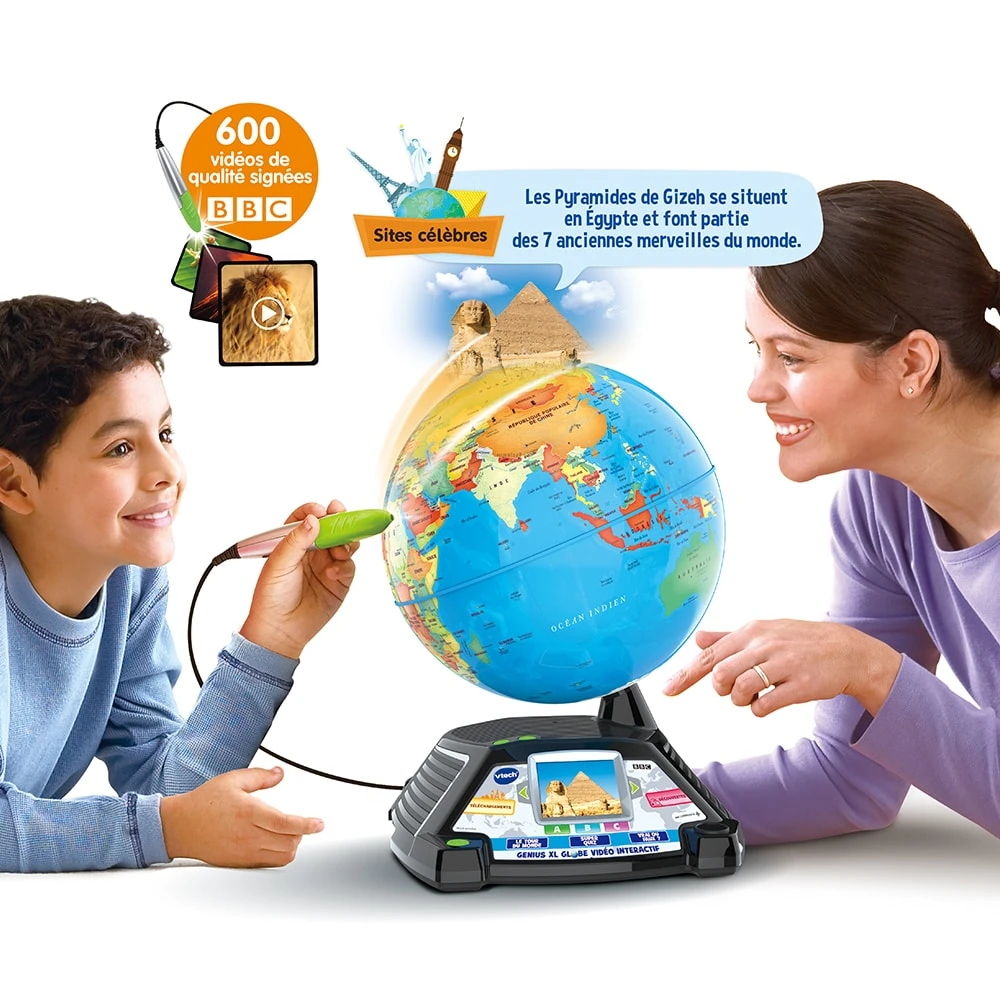VTech Genius XL - Globe Vidéo Interactif 3 VTech Genius XL - Globe Vidéo Interactif – Image 3